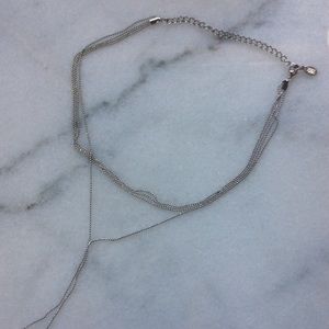 Silver multi layered chain